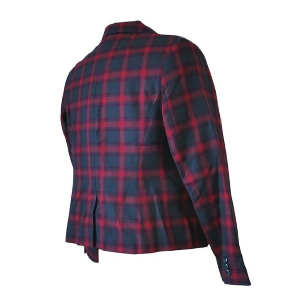 Vintage Pendleton Sz 18P 16 Red Green Wool Blazer Retro Christmas Office Career - Picture 6 of 11